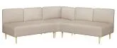 Диван угловой Рикке R13 Camaro 03 светло-бежевый - превью 1